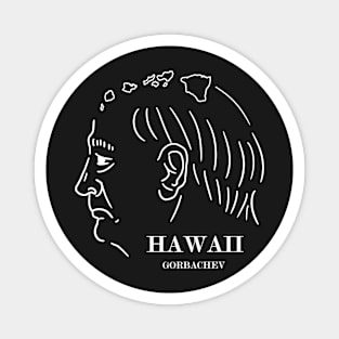 A funny map of Hawaii 3 Magnet